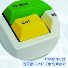 레오폴드 PBT Ctrl 염료승화 컬러키캡(좌우2개) - 영문정각(상단)